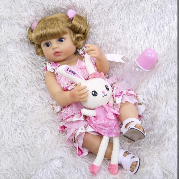 reborn baby new born baby dolls toddler gift 22 inch - Picture 7 of 7